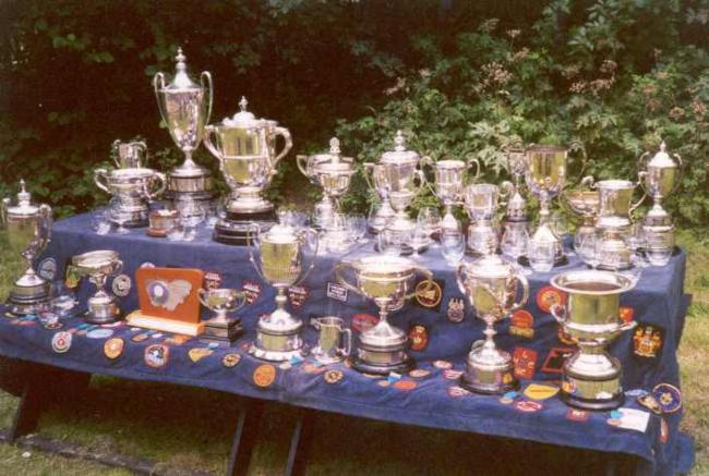 Yorkshire Rifle Championship trophies
